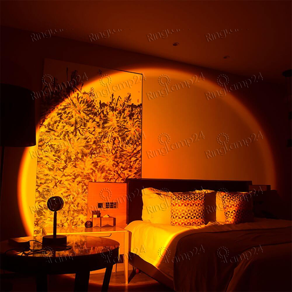 Светодиодная проекционная лампа для Tik Tok Sunset Glow, 16 цветов - 7